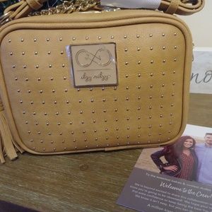 Camel Crossbody Diaper Bag
